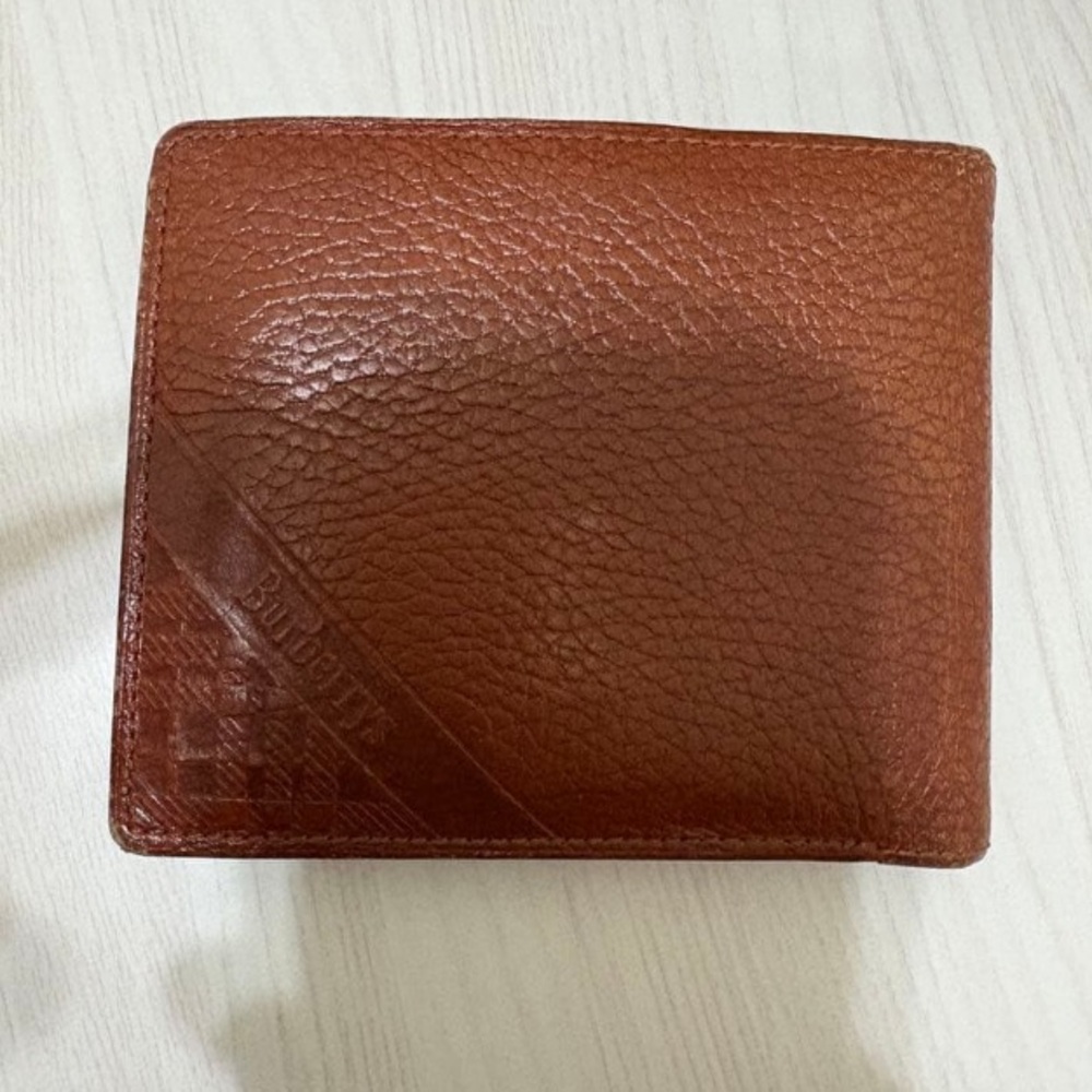 Burberry men leather wallet